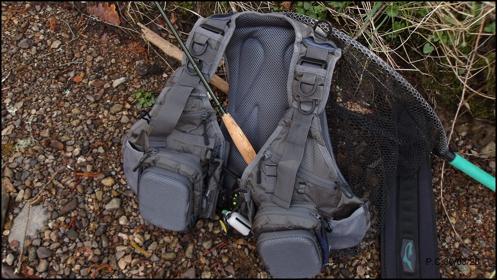 Gilet De Pêche à La Mouche Maxcatch - Sac à Dos Multifonction Gris